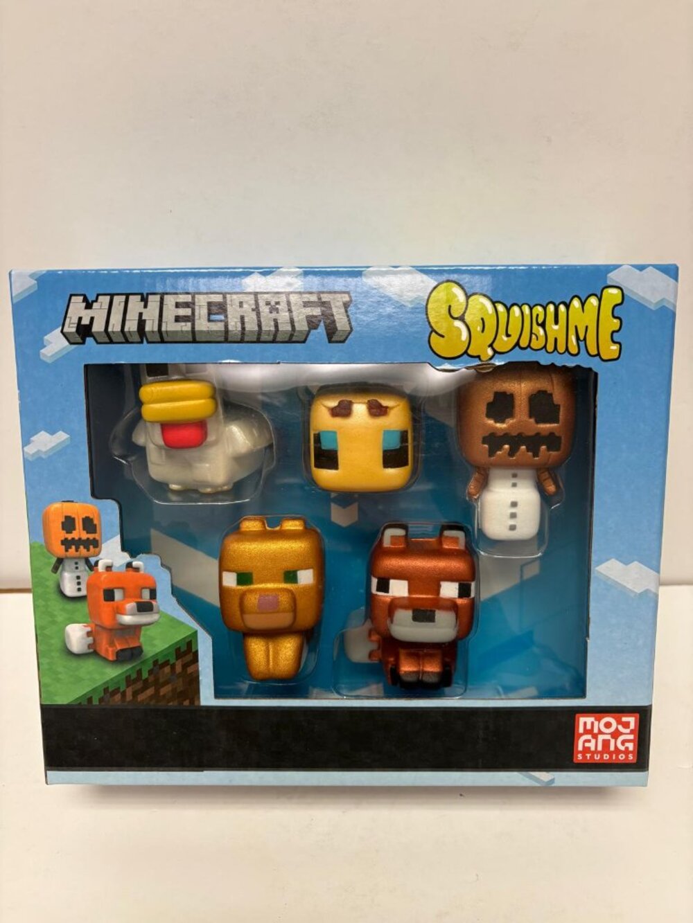 Minecraft 5 Piece SquishMe Collectors Box new & SEALED - Picture 1 of 6